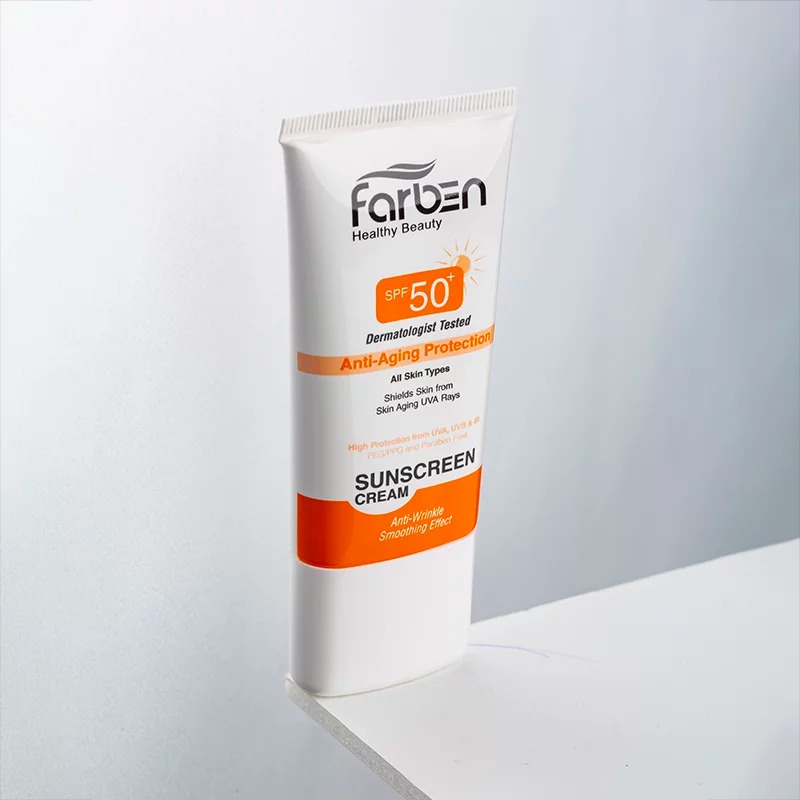 کرم ضد آفتاب رنگی ضد چروک و پیری پوست SPF50